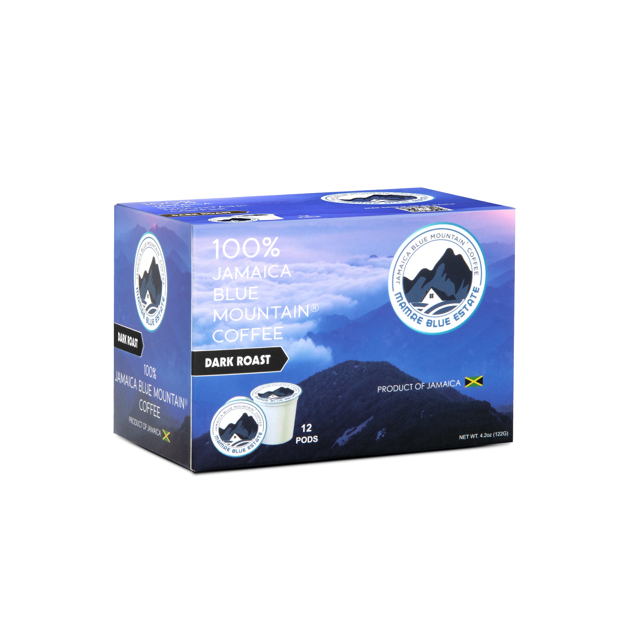 Mamre Blue 100% Jamaica Blue Mountain Coffee Pods-Dark Roast