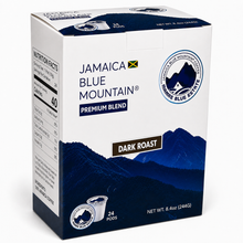 Load image into Gallery viewer, Jamaica Blue Mountain Premium Blend Pods – Dark Roast – 24 Count
