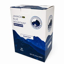 Load image into Gallery viewer, Jamaica Blue Mountain Premium Blend Pods – Medium Roast – 24 Count
