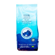 100% Jamaica Blue Mountain Coffee Roasted & Ground-16oz